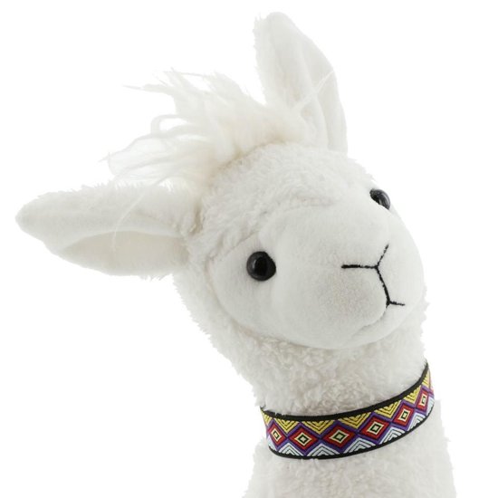 Deurstopper Alpaca wit 30 cm - Home & Deco