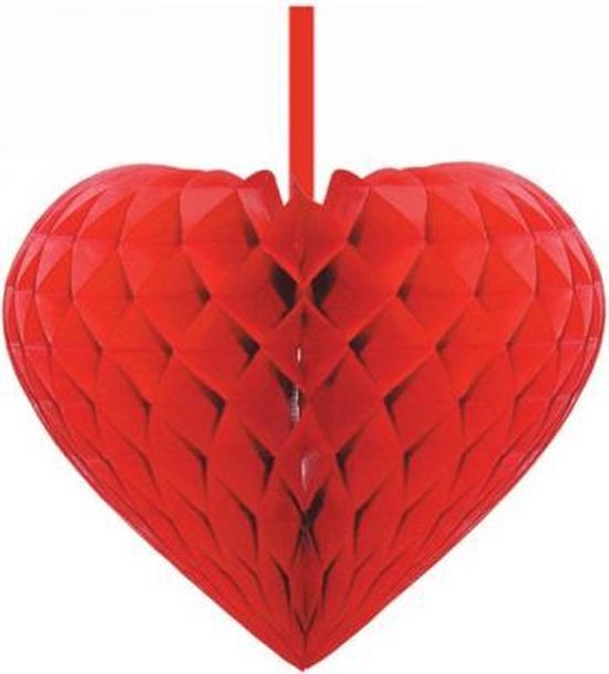 Rood decoratie 15 cm valentijn decoratie / versiering | bol.com