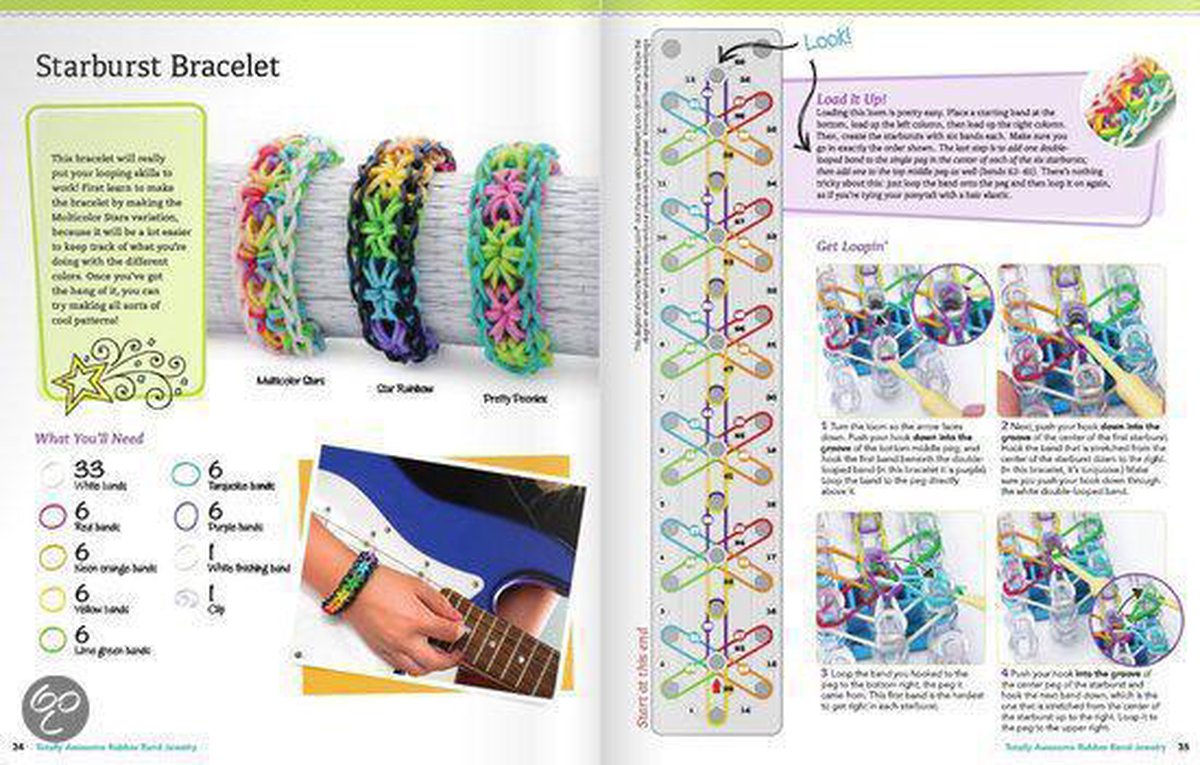 Totally Awesome Rubber Band Jewelry — cadeau in Boeken - foto 3