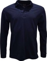 AP get Updated Polo lange mouw donkerblauw maat XL