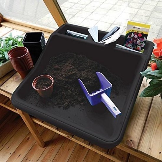 Werkschaal compact - kunststof zwart