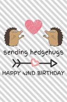 Sending Hedgehugs Happy 42nd Birthday