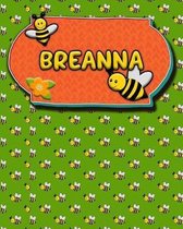 Handwriting Practice 120 Page Honey Bee Book Breanna