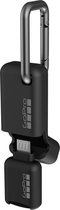 GoPro Quik Key geheugenkaartlezer Zwart Micro-USB