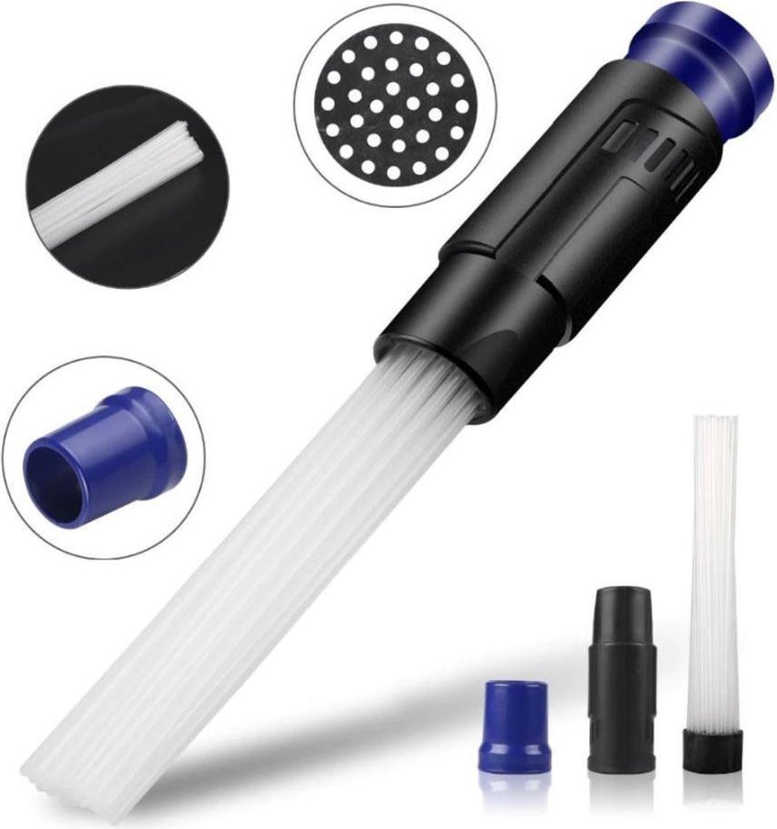 Megatopper Opzetborstel Stofzuigermondstuk Zuigmond Opzetstuk Universeel Dust Daddy Dust Cleaner Afstoffen Vacuumax