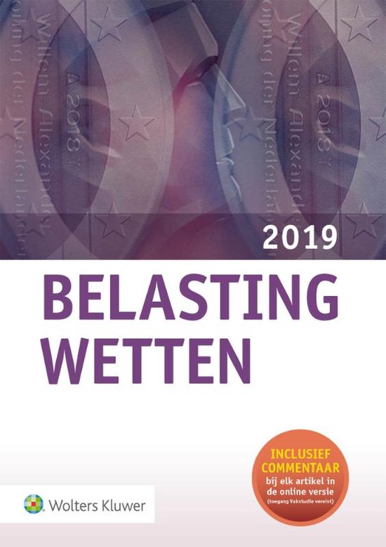 Belastingwetten - pocketeditie 2019 - cover