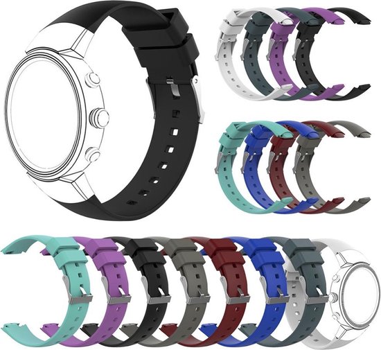 Siliconen Horloge Band Voor Asus Zenwatch 3 - Armband / Polsband / Strap  Bandje /... | bol.com