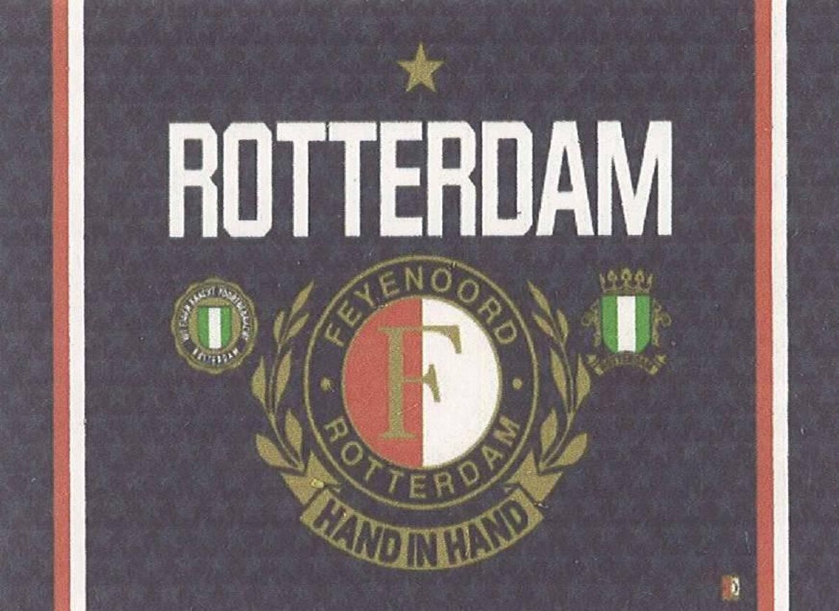 Feyenoord Vlag - Hand in Hand - Zwart | bol