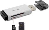 Supersnelle USB 3.0 Multi Card Reader - Plug & Play - Voor Micro SD / SD / MMC / TF Kaart Lezer -  Kaartlezer / Geheugenkaartlezer / Cardreader - Compatibel Met Windows & Mac OS