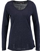 Garcia zachte blauwe longsleeve met gekleurd glitterdraad Maat - XS