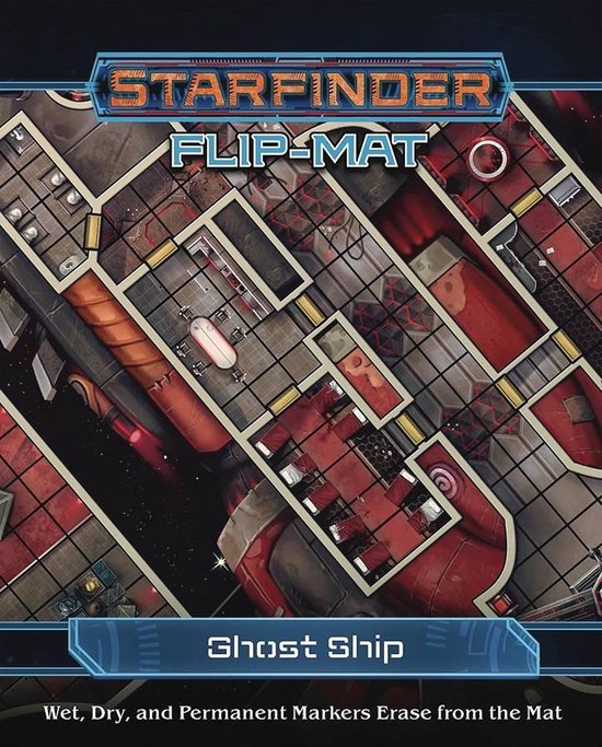 Starfinder Flip-Mat: Ghost Ship, Damien Mammoliti | 9781640780699 ...