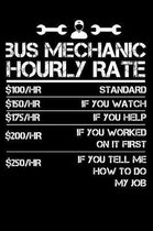 Bus Mechanic Hourly Rate