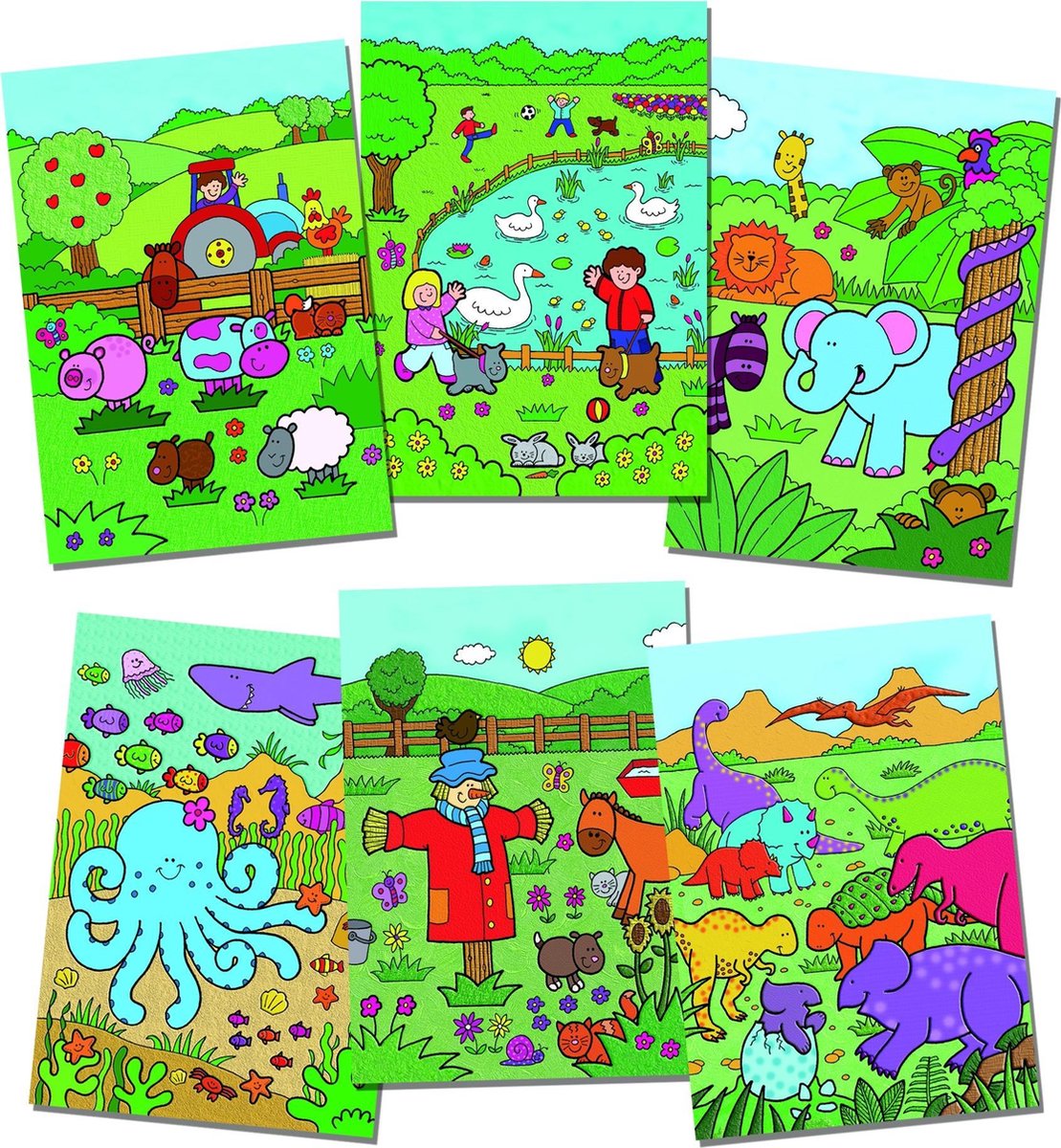 Galt Waterkleurboek Water Magic Animals - Kleurboek — afbeelding 11