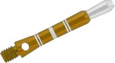 Bull's Collect Shafts Aluminium Goud Short 3 Stuks