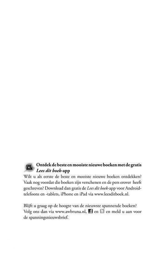 Pagina met tekst over de 'Lees dit boek-app'.
