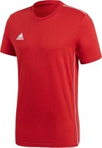 adidas - Core 18 Tee - Voetbal T-shirt - L - Rood
