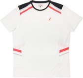 Australian Tennis T-Shirt Game - Wit - Roze - Zwart - Maat L (52)