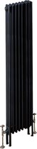Design radiator verticaal 2 kolom staal mat antraciet 180x29,3cm 933 watt - Eastbrook Rivassa