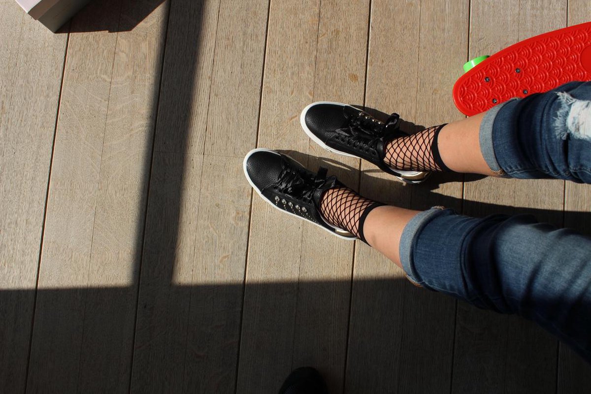 FABS Dames schoenen sneakers zwart wit 36 41 bol