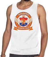 Wit Holland drinking team tankop / mouwloos shirt heren M