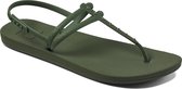 Reef Escape Lux t Stud Slippers - Maat 36 - Vrouwen - donker groen/zilver