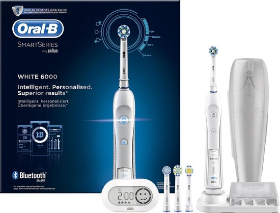 Oral-B SmartSeries 6000 - Elektrische Tandenborstel - Wit | bol