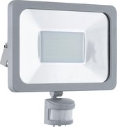 EGLO Faedo 1 - Buitenverlichting - LED - Breedstraler Met Sensor 50W - Zilver