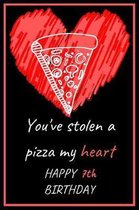 You've Stolen a Pizza My Heart Happy 7th Birthday - Pizza Pun