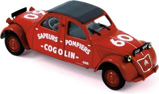 BC169 Fabrication Artisannale 1:43 Citroën 2CV Bicéphale Pompiers de