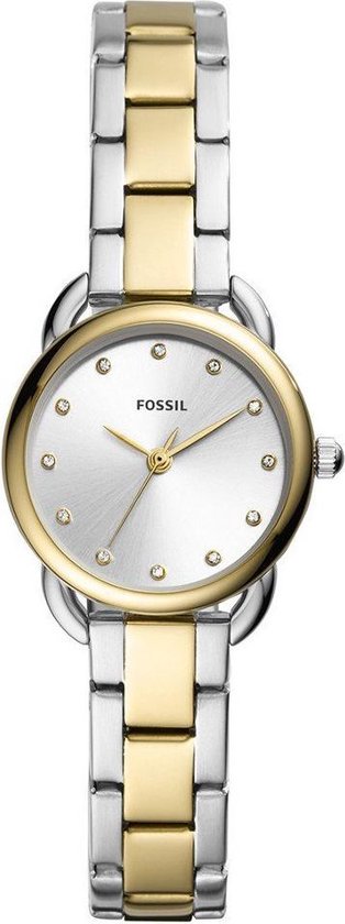 Fossil ES4498 Horloge Tailor Mini zilver-goudkleurig 26 mm | bol.com