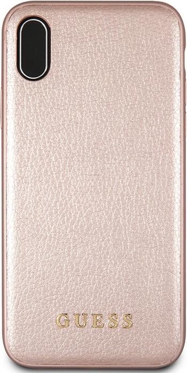 Guess IriDescent Hard Case voor Apple iPhone X / Xs (5,8") - Roségoud