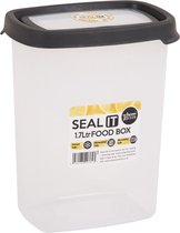 Wham Seal It Vershouddoos - Rechthoekig - 1,7 Liter - Set van 3 Stuks - Grijs