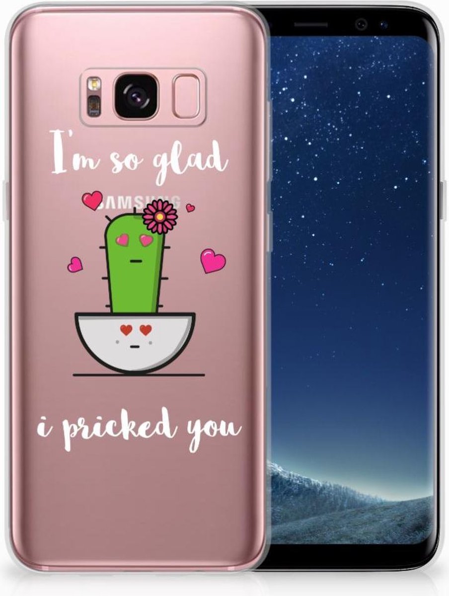 Samsung Galaxy S8 Telefoonhoesje met Naam Cactus Glad