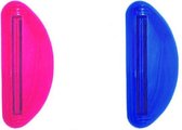 Tube knijper - Tandpasta sqeeuzer - Roze & Blauw - 2 stuks