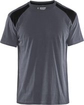 Blåkläder 3379-1042 T-shirt Bi-Colour Grijs/Zwart maat XL