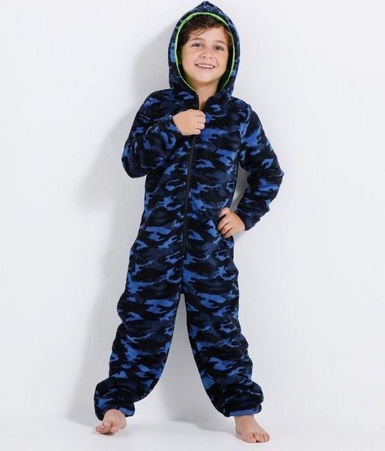 Reizen Ontoegankelijk Reinig de vloer Onesie, Jumpsuit "Camo" hooded kids series | bol.com