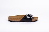 Birkenstock Madrid Graceful Dames Slippers Small fit - Zwart - Maat 35