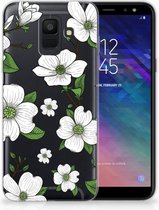 Geschikt voor Samsung Galaxy A6 (2018) TPU Hoesje Design Dogwood Flowers