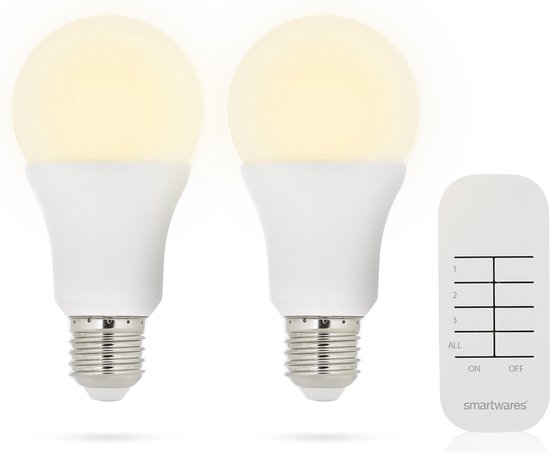 Smartwares SH4-99551 Dimbare bulb schakelset - 2 9 LED lampen - Incl.... bol.com