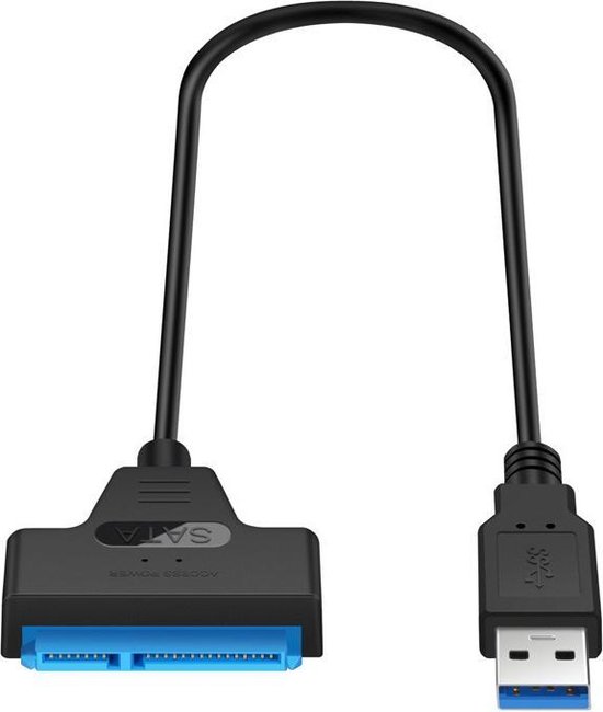 ZPC --USB 3.0 naar 2,5 inch SATA III adapter - voor SSD / HDD Hardescihijf  - 22 Pins -... | bol.com