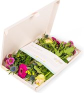 Bloomgift | Paarse bloemen | Het brievenbus cadeau van Sinterklaas