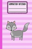 Wolf Composition Notebook
