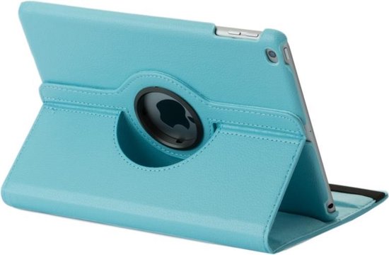 auteur liefdadigheid Kritiek geschikt voor iPad Air 2 hoes licht blauw met verstevigde rug en sterke  magneet voor... | bol.com
