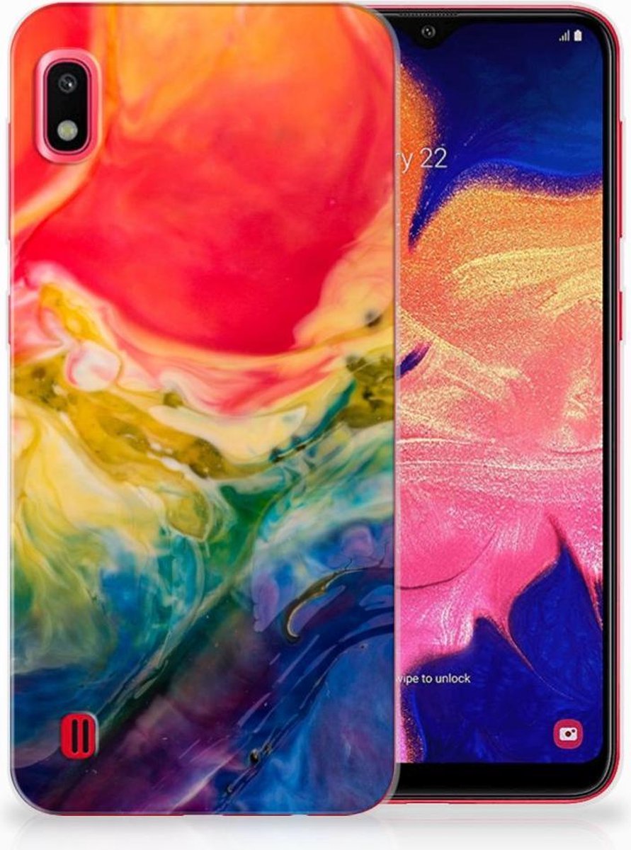 Hoesje maken Samsung Galaxy A10 Watercolor Dark