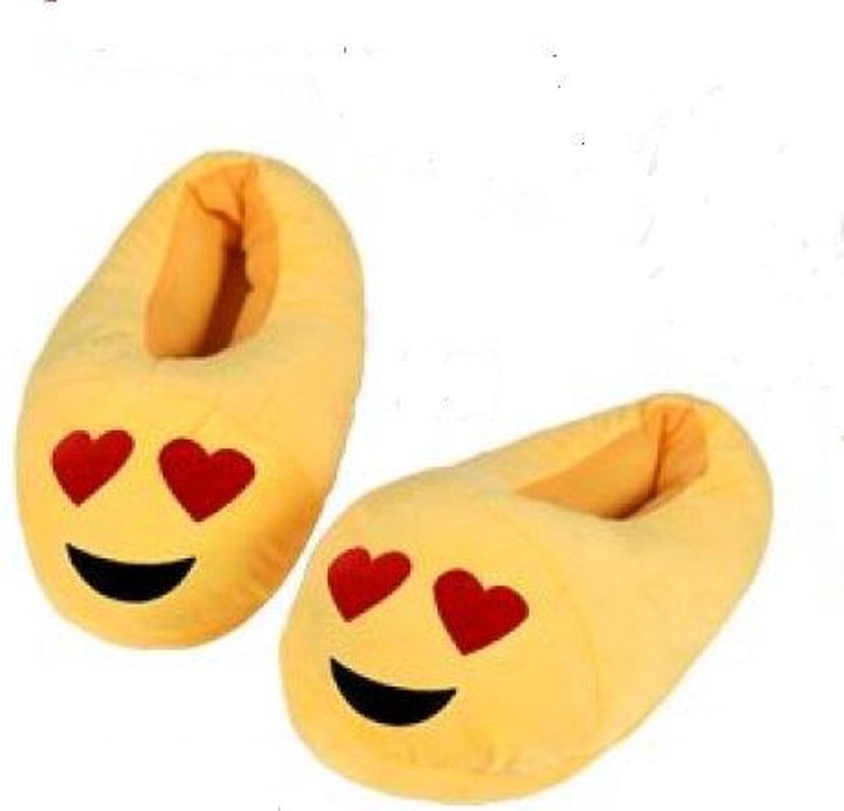 Emoji pantoffels - sloffen kinderen - heart eyes - Mt. 28-30