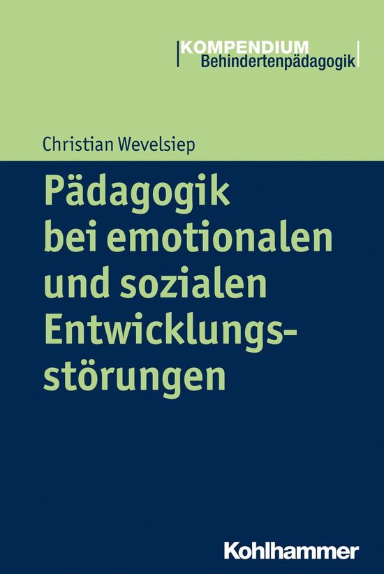 Pädagogik bei emotionalen und sozialen Entwicklungsstörung ... - cover