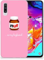 Smartphonehoesje Geschikt voor Samsung Galaxy A70 Nut Boyfriend