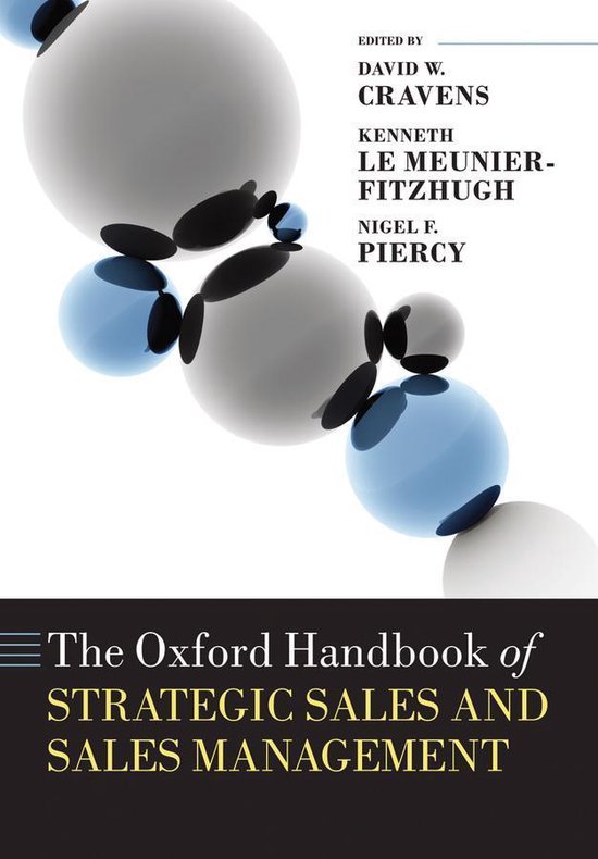 Oxford Handbooks - The Oxford Handbook of Strategic Sales an ... - cover