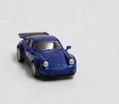 Herpa Porsche auto 911 turbo- blauw metallic