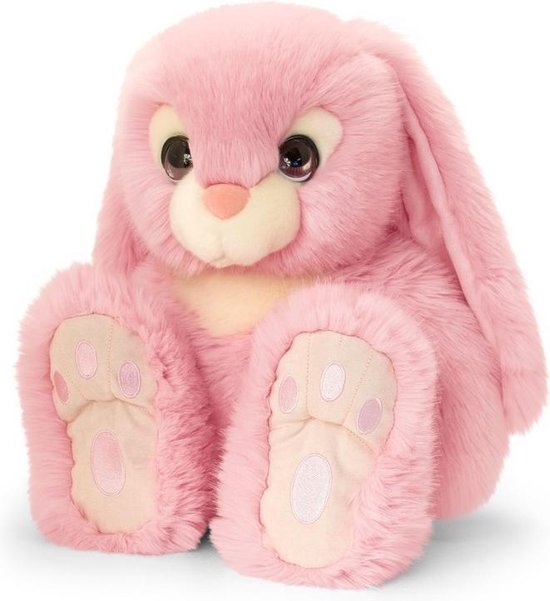 bron merknaam machine Keel Toys pluche konijn roze konijnen knuffel 25 cm - Konijnen  knuffeldieren -... | bol.com